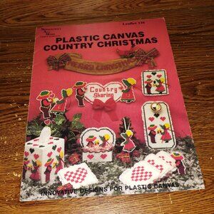 Plastic Canvas Country Christmas Leaflet #136 (Needlecraft Ala Mode Crafts)